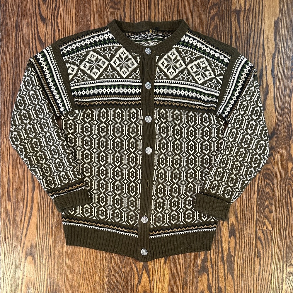 Vintage 70s/80s Norwegian Knit Wool Sweater